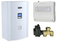 Миникотельная-SET ZOTA MK-S 12 кВт (котел + клапан ГВС ZOTA BPV + ZONT SMART 2.0 + OpenTherm DIN)