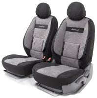 Чехлы Универсальные Передние Autoprofi Comfort Com-0405 Bk/D. gy Велюр Чёрные/Т-Серые AUTOPROFI арт. COM-0405 BK/D. GY