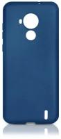 DF / Силиконовый чехол для телефона Nokia C30 DF nkCase-20 (blue) на смартфон Нокиа С30 / синий