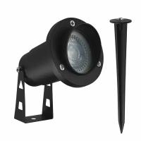 Грунтовый светильник Arte Lamp ELSIE A1522IN-1BK / GU10 / 1х35Вт / IP65 / чёрный