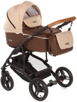 Универсальная коляска Forest kids Nampa 2 в 1, beige, цвет шасси: черный