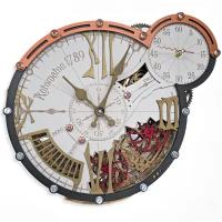 Часы настенные Автоматон 1789 Эрмитаж с вращающимися шестеренками