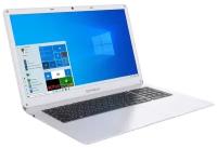 Ноутбук IRBIS NB NB703, 17.3", Intel Pentium J3710 1.6ГГц, 4ГБ, 128ГБ eMMC, Intel HD Graphics 600, Windows 10 Professional, NB703, белый