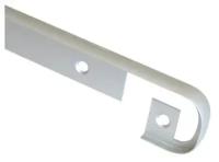 Планка щелевая/стыковочная для столешницы, 28*600 мм / R9, матовое серебро
