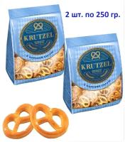 Крендельки KDV Krutzel немецкий Бретцель с морской солью, 2 шт по 250 г