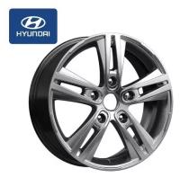 Диск колесный легкосплавный оригинальный HYUNDAI 17" (Creta) Темная платина