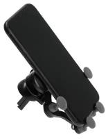 Держатель телефона Cartage в дефлектор, самозажимной 6-9.5 см, черный