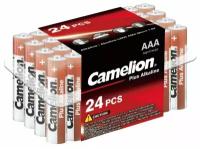 Батарейка 1,5В, емкость 1250мА*ч, Camelion LR03 Plus Alkaline PB-24