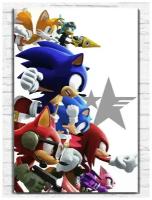 Картина по номерам на холсте игра sonic forces - 9665 В 60x40