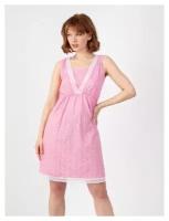 Сорочка женская ночная Lilians М493, размер 44, розовая (крапинки)