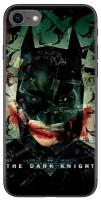 Deppa Чехол TPU для Apple iPhone 7/ 8/ SE, черный, Batman04