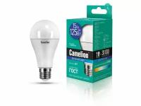 Лампа CAMELION Е27 15Вт 6500K 1360Лм 220В LED15-A60/865/E27 12713, светодиодная, холодный белый, груша