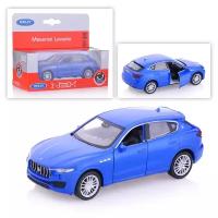 Машинка Welly Maserati Levante 1:38 синий 43739