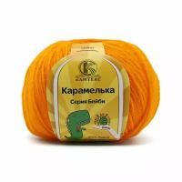 Пряжа для вязания Камтекс 'Карамелька', 50г, 175м (100% акрил) (103 канарейка), 10 мотков