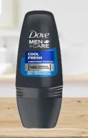 Dove Дезодорант-антиперспирант ролик Men + cool fresh, 48 h, 50 мл