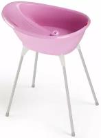 Комплект ванночка Ok Baby Bella+Подставка Розовый