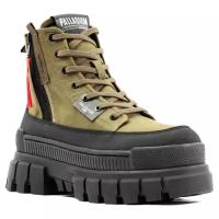 Ботинки женские Palladium Revolt Boot Zip Tx 98860-325 высокие зеленые (37)