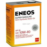 ENEOS OIL1357 Масло моторное полусинтетическое SUPER GASOLINE SL 10W-40, 4л