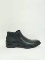 Мужские ботинки демисезонные черные Respect VS42-122414,кожа,размер 42