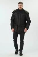 Куртка рабочая зимняя Аляска-Люкс, черный (68-70; 170-176)