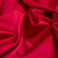 Ткань атлас Скарлетт красный без рисунка (508-5)