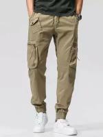 15Брюки мужские джоггеры спортивные штаны карго на резинке