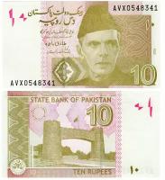 Пакистан 10 рупий 2015-2022
