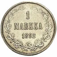 Российская империя, Финляндия 1 марка 1892 г. (L) (4)