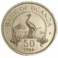 Уганда 50 центов 1966 г