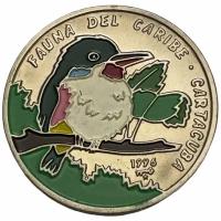Куба 1 песо 1996 г. (Карибская фауна - Кубинский Тоди)
