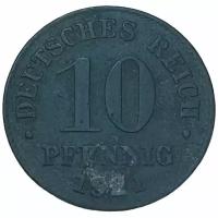 Германская Империя 10 пфеннигов 1921 г