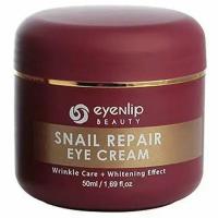 Eyenlip Разглаживающий крем для глаз от отеков улиточный 50 мл Snail Repair Eye Cream