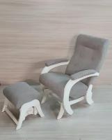 Кресло-качалка "Комфорт" Мадера 4, слоновая кость