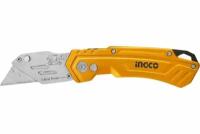 Нож трапециевидный универсальный складной INGCO HUK6288 INDUSTRIAL