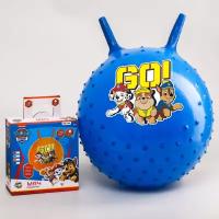 Мяч прыгун массажный с рожками Paw Patrol "GO" d=45 см, вес 350 гр, цвета микс 5083428