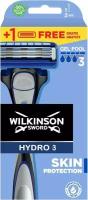 Wilkinson Sword / SCHICK Hydro 3 Skin Protection Regular / Бритвенный мужской станок с 2 сменными кассетами