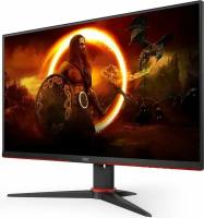 Монитор AOC Gaming 24G2ZE 23.8", черный/красный