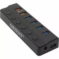 ORIENT BC-306PSQC USB-хаб (концентратор)
