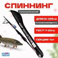 Спиннинг BoyaBy Hunting Fox красный 1,95м 5-20гр