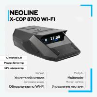 Радар-детектор c сигнатурным анализом NEOLINE X-COP 8700 Wi-Fi