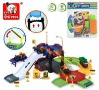 S+S Toys Паркинг со светом, машинка (в пакете) P88A с 3 лет