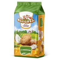 Печенье Коровка сдобное с овсяными хлопьями и кокосом, 190 г