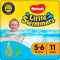 Трусики для плавания Huggies Little swimmers 5-6 (12-18 кг) 11 шт