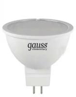 Светодиодная лампа Gauss Elementary MR16 11W 850lm 4100K GU5.3 LED 1/10/100