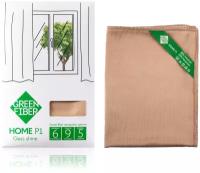 Салфетка для стекла Green Fiber HOME P1, бежевая GREEN FIBER Размеры: 40 х 30 см GreenWay