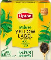 Чай черный Lipton Yellow Label 100пак