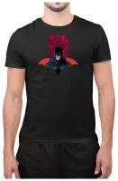 Футболка унисекс СувенирShop "Batman/Бэтмен/Брюс Уэйн" Черная 4XL