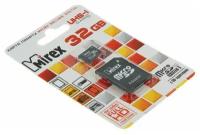 Карта памяти Mirex microSD, 32 Гб, SDHC, UHS-I, класс 10, с адаптером SD