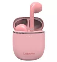 Беспроводные наушники Lenovo H12 Bluetooth Earphones Wireless, розовый