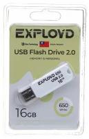 USB Flash Drive 16Gb - Exployd 650 EX-16GB-650-White